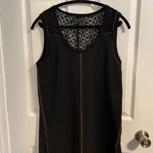 Rag and Bone Black Sleeveless Sheath Mini Dress/Tunic